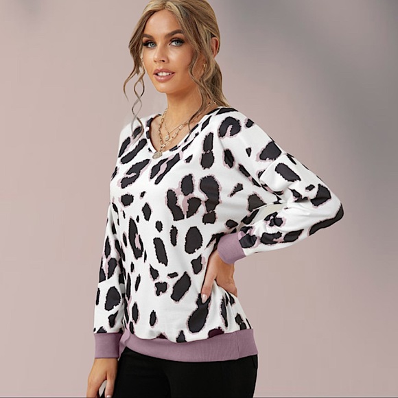 LEOPARD PRINT SWEATSHIRT - Picture 5 of 9